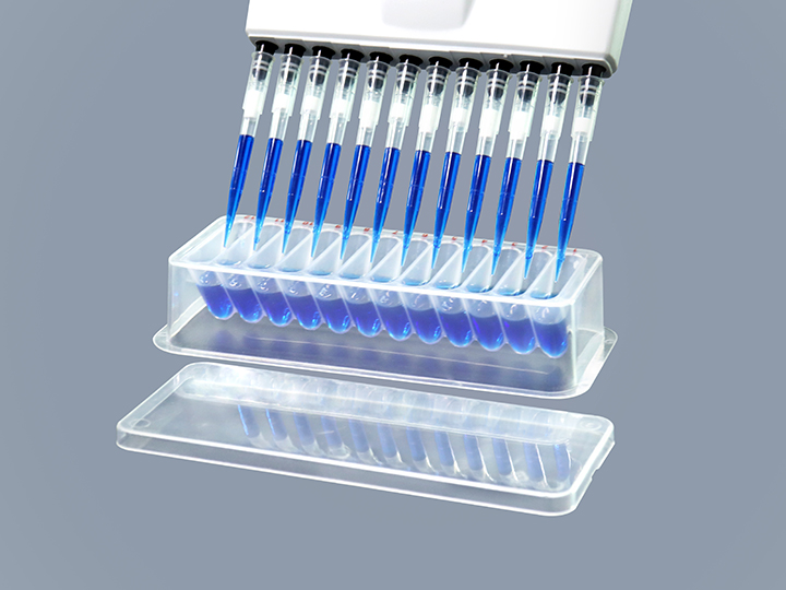 12通道設(shè)計，每通道容積3mL，便于連續(xù)稀釋或不同液體的同時移取操作