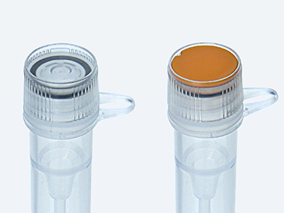 凹蓋結(jié)構(gòu)可安裝多色壓片， 8種顏色可選，為樣品標(biāo)識(shí)提供更多選擇