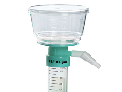 50mm直徑膜，外置抽真空接口，可直接過濾至50mL離心管中，減少不必要的移液步驟