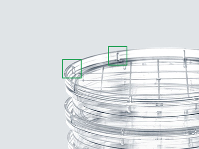 皿外環(huán)多條加強筋與加固環(huán)設(shè)計 ，有效增加皿體強度，防止側(cè)壓變形